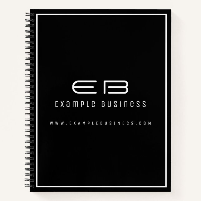 Carnet Entreprise moderne professionnelle minimale (Devant)