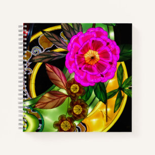 Carnet Envoûtant Magenta & Or