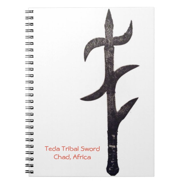 Carnet Épée tribale africaine (Devant)