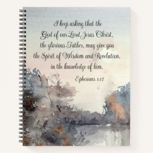 Carnet Éphésiens 1:17 Esprit de sagesse et de révélation