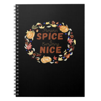 Carnet Épice citrouille Et Tout Nice Essentiel Amusant