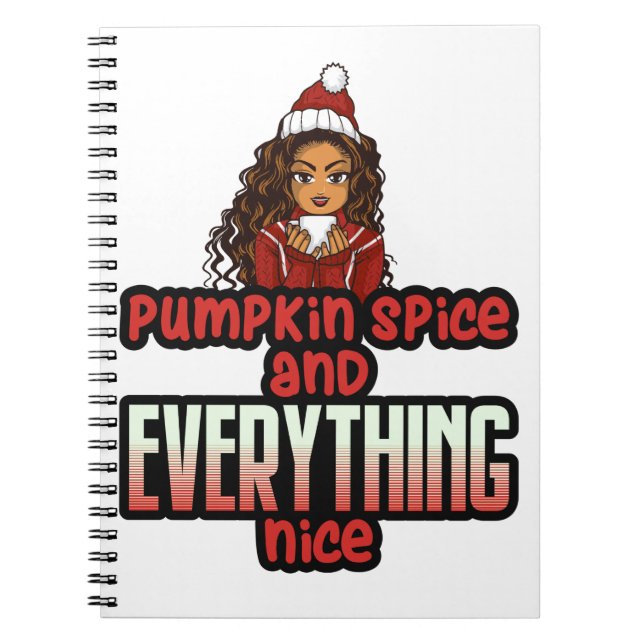 Carnet Épice citrouille & Tout Nice Black Girl Magic S (Devant)