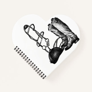 Carnet Equestrian Spiral Notebook Unlined Sketchbook 