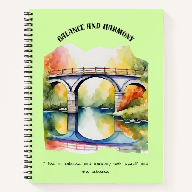 CARNET ÉQUILIBRE ET HARMONIE (Devant)