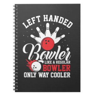 Carnet Équipe cycliste Bowler Strike Bowlingteam à gauc