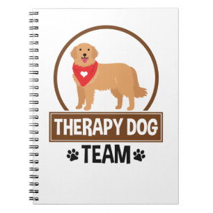 Carnet Équipe de chien thérapeutique