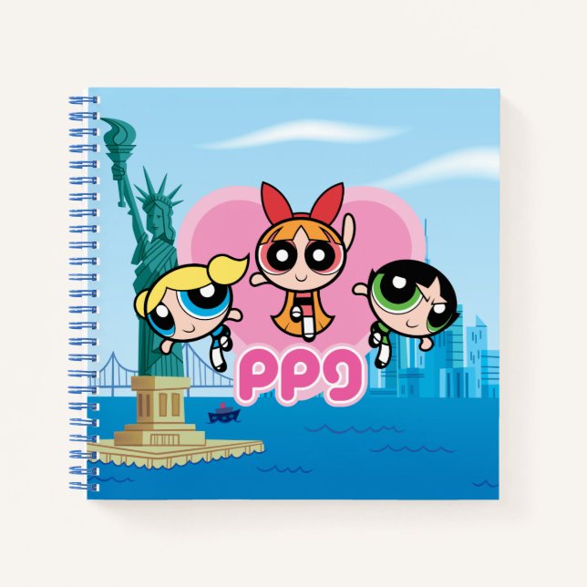 Carnet Équipe de filles Powerpuff stupéfiant (Devant)