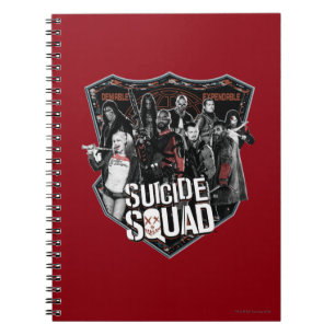 Carnet Équipe de suicide Badge de groupe photo