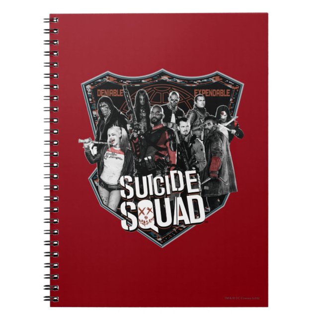 Carnet Équipe de suicide | Badge de groupe photo (Devant)