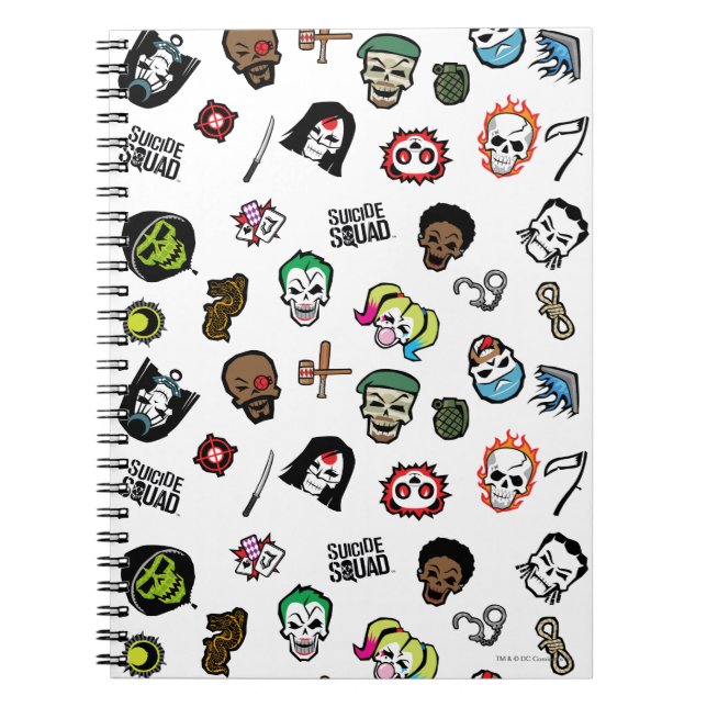 Carnet Équipe de suicide | Emoji Motif de l'équipe de sui (Devant)
