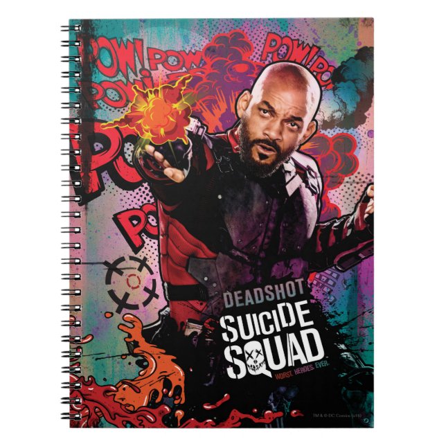 Carnet Équipe de suicide | Graffiti de caractères de capt (Devant)