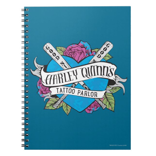 Carnet Équipe de suicide | Harley Quinn's Tattoo Parlor H (Devant)