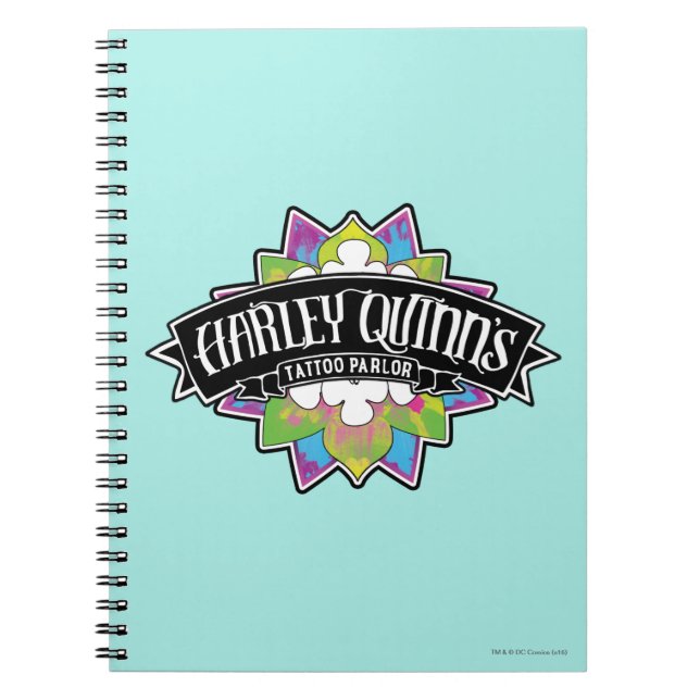 Carnet Équipe de suicide | Harley Quinn's Tattoo Parlor L (Devant)