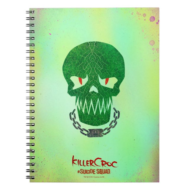 Carnet Équipe de suicide | Icône Tête Croc de tueur (Devant)