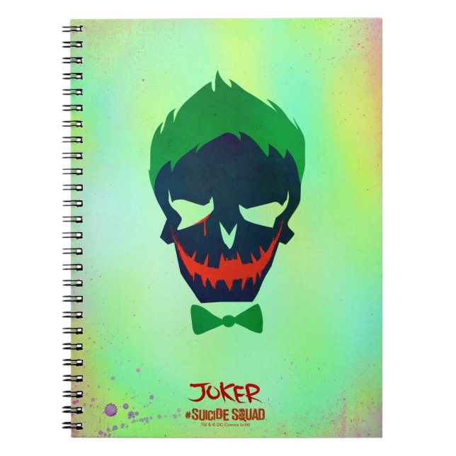 Carnet Équipe de suicide | Icône Tête de joker (Devant)