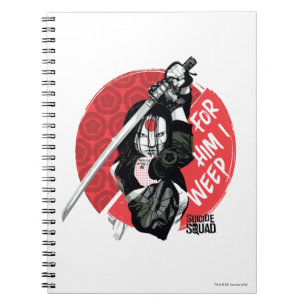 Carnet Équipe de suicide Katana "Pour Lui, je pleure"