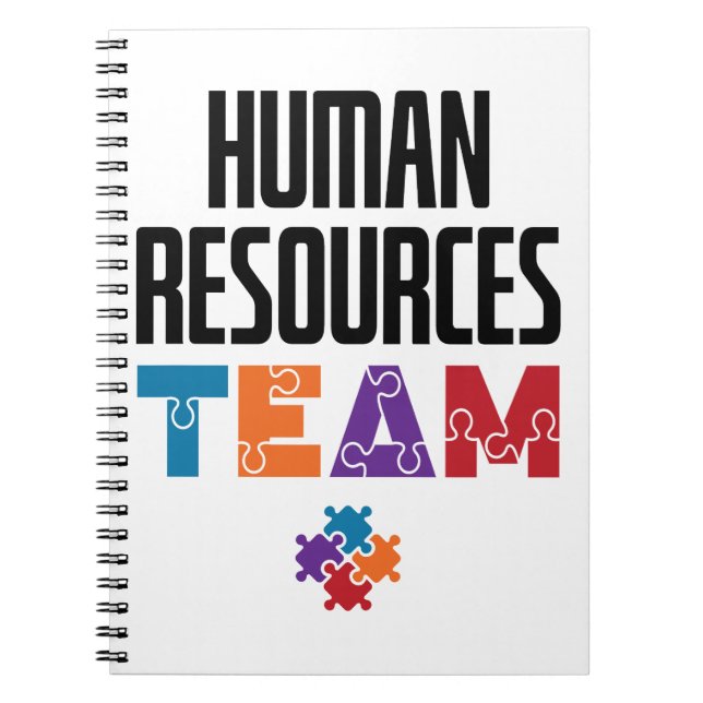 Carnet Équipe des ressources humaines RH (Devant)