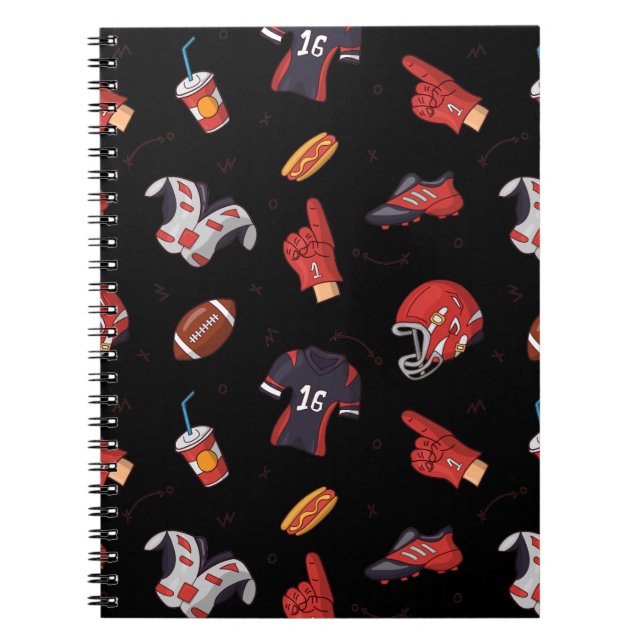 Carnet Équipement sportif de football avec Motif alimenta (Devant)