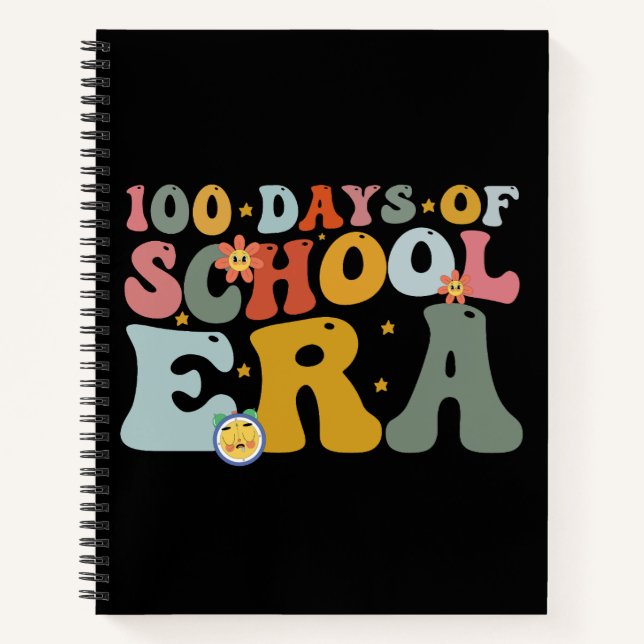 Carnet Ère de 100 jours d'école Professeur Groovy Enfants (Devant)