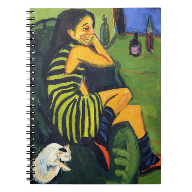 Carnet Ernst Ludwig Kirchner Artiste Marcella (Devant)