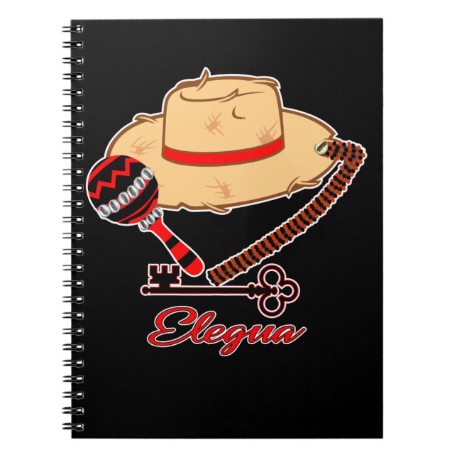 Carnet Eshu Elegua Laroye casquette (Devant)
