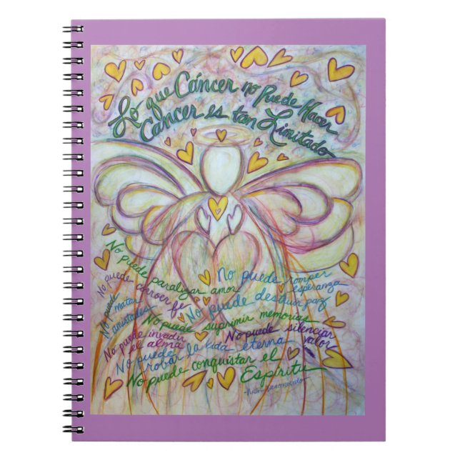 Carnet Espagnol Ce que le cancer ne peut pas faire Art Ca (Devant)