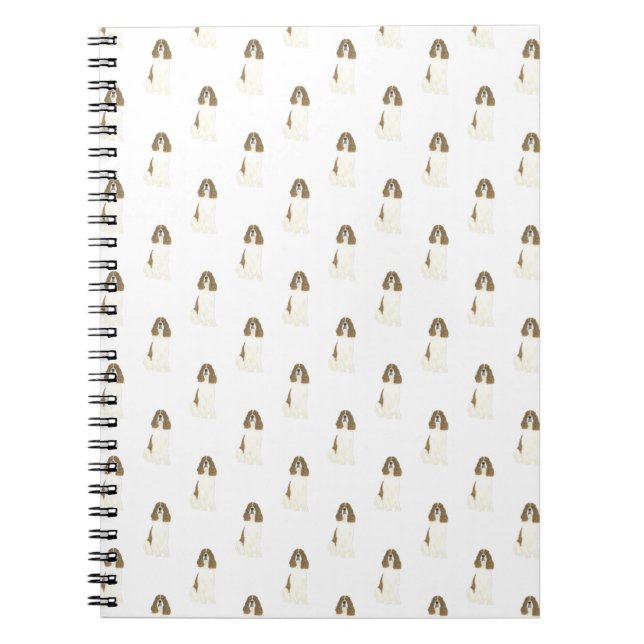 Carnet Espagnol Springer anglais (foie et blanc) (Devant)