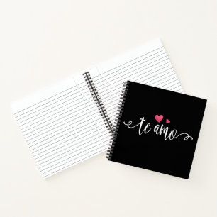 Carnet Espagnol Te Amo I Love You Valentine   Ordinateur 