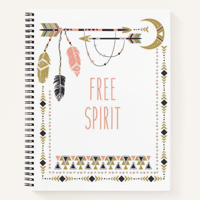 Carnet Esprit libre-Boho (Devant)