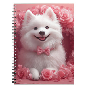 Carnet Esquimau américain avec des roses - Saint-Valentin