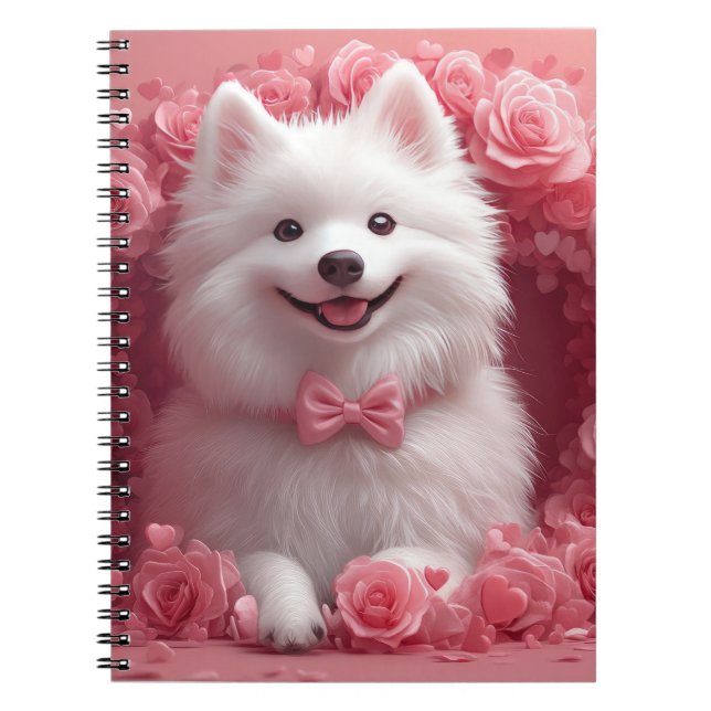 Carnet Esquimau américain avec des roses - Saint-Valentin (Devant)