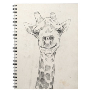 Carnet Esquisse de portrait de Giraffe