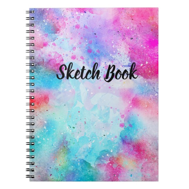 Carnet Esquisse pour esquisse de dessin ou d'écriture (Devant)