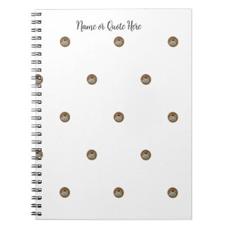 Carnet Esresso Coffee Spiral Photo Notebook