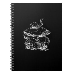 Carnet Esthétique Cottagecore Champignon Escargot Goblinc