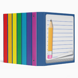 Carnet et crayon - customisez ce classeur de