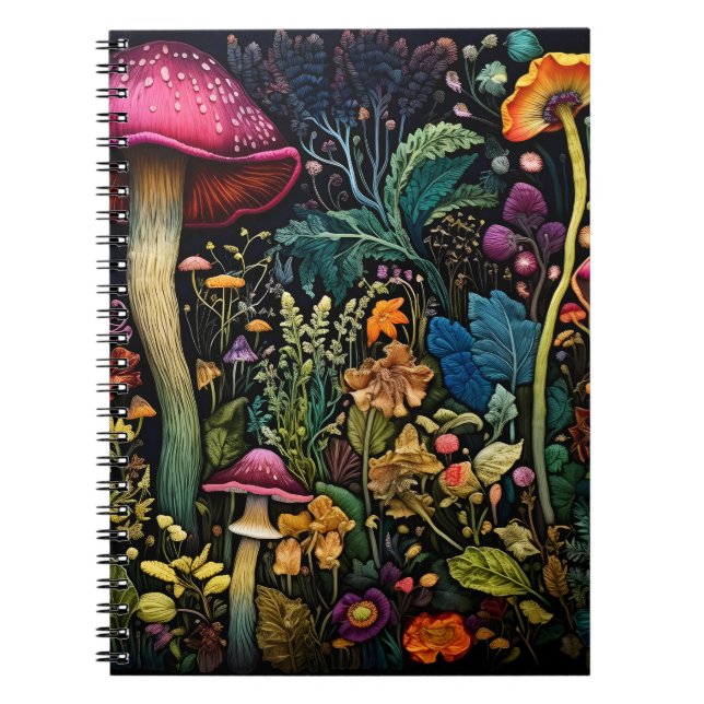 Carnet et Journal du champignon forestier (Devant)