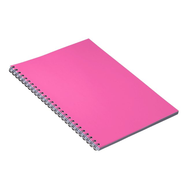 Carnet et journal rose chaud (Côté Droit)