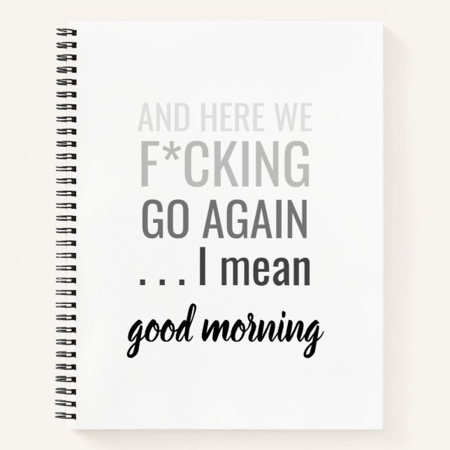 Carnet Et on y va de nouveau, je veux dire bonjour (Devant)