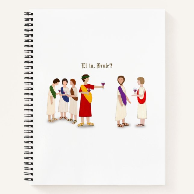 Carnet Et Tu Brute ? Julius César à une fête (Devant)