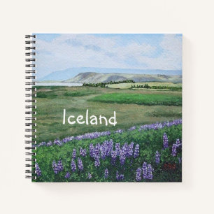 Carnet Été en Islande Pola.B.Alex peinture paysage