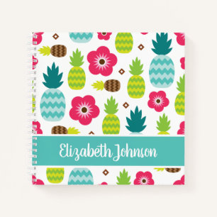 Carnet Été tropical de l'ananas
