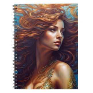 Carnet Ethereal Mermaid Art Imprimer Imaginaire sous-mari