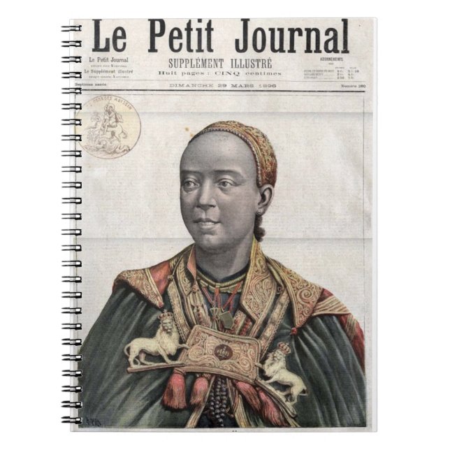 Carnet éthiopien de Taytu d'impératrice de Le (Devant)