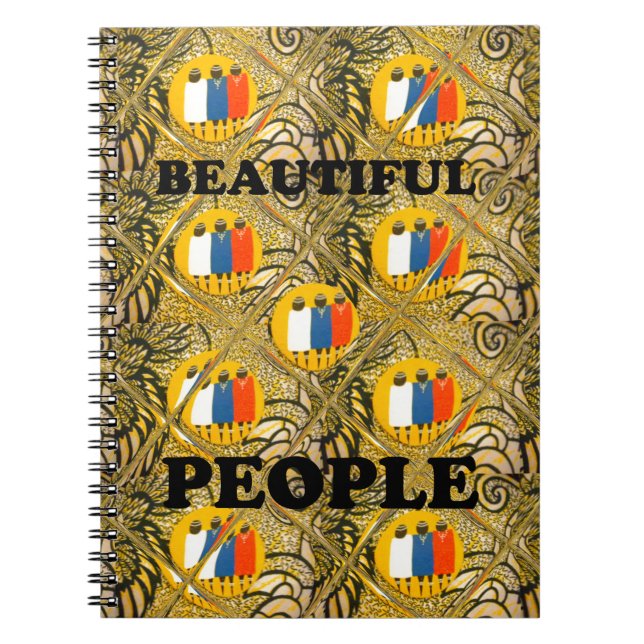 Carnet Ethnic African Art Design Imprimer : Beautiful Peo (Devant)