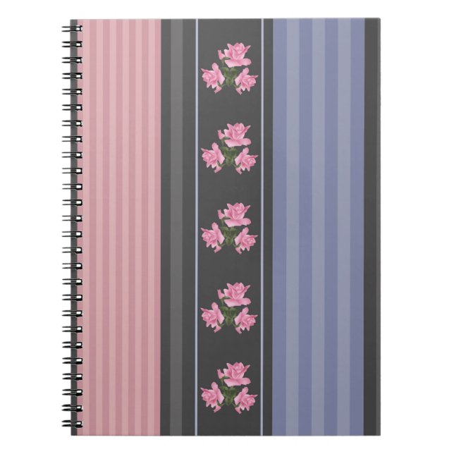 Carnet ethnique, rayée, patchwork (Devant)