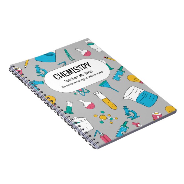 Carnet Étincelle Ta Science ! UNE CHIMIE personnalisée (Côté Droit)