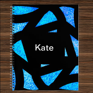 Carnet Étincelles de Mandala Bleu