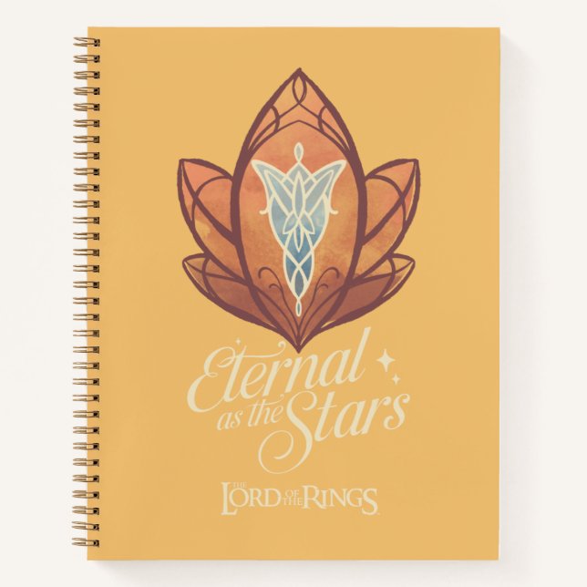 Carnet Étoile Éternelle comme les Étoiles Graphique (Devant)