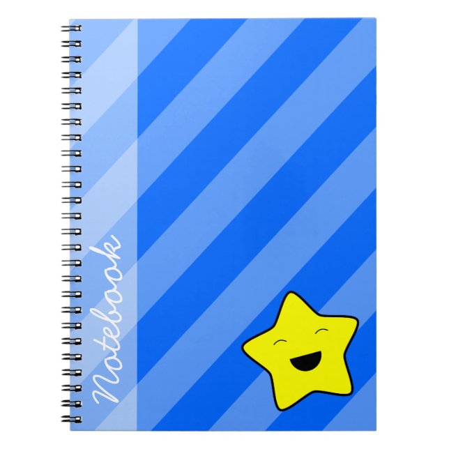 Carnet étoile Kawaii (Devant)